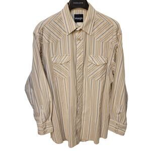 Vintage Wrangler Pearl Snap Western Shirt XLT